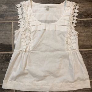 Anthropologie odille white shirt